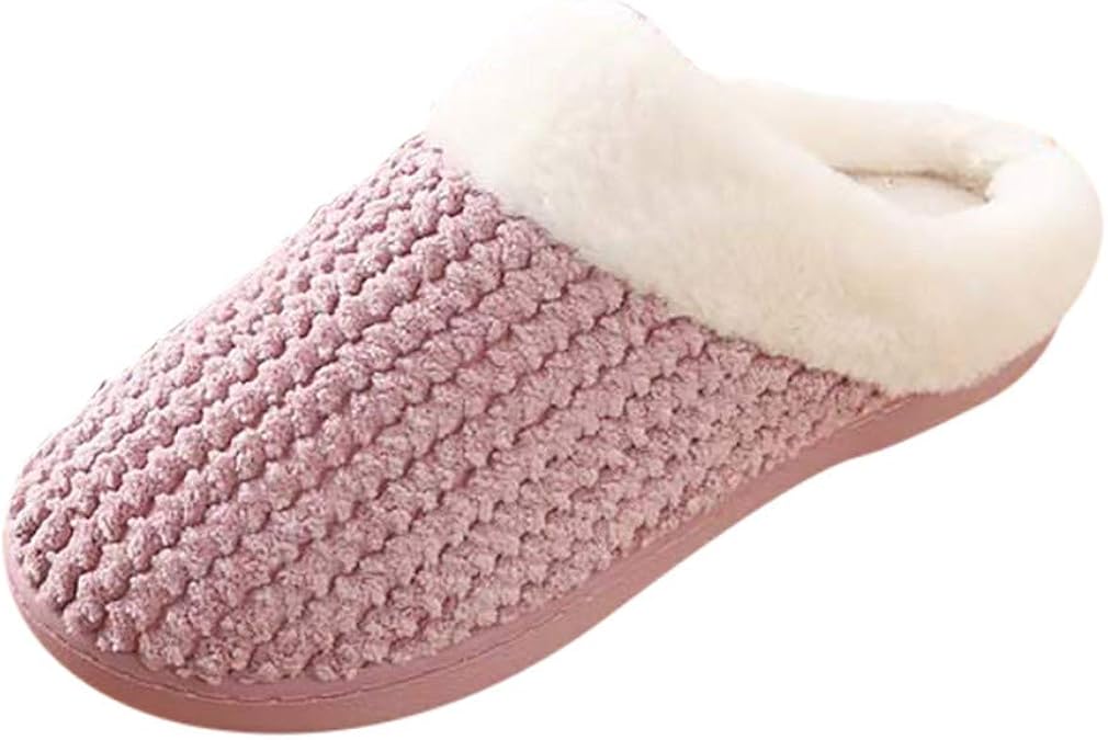 Hausschuhe Damen Winter - Memory Foam Mit Anti-Rutsch-Sohle
