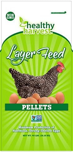 Healthy Harvest 1 Piece 17-Percent Layer Pellets for Poultry, 40 lb
