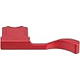 Haoge THB-X2R Metal Hot Shoe Thumb Up Rest Hand Grip for Fujifilm X100VI Fuji X100V Camera Red