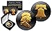 1963 BLACK RUTHENIUM Ben Franklin Half Dollar Coin w/ 24K GOLD features 2-Sided