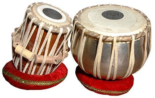 Handmade Steel Tabla Drum Set By Best Indian Professionals with Base N Cover