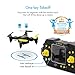 Tenergy TDR Sky Beetle Quadcopter Drone with Camera Live Video Mini RC Drone 2.4GHz 6-Axis Gyro WiFi FPV Drone App Controlled Drone with Docking Transmitter Auto Hovering One-key Stunt Moves