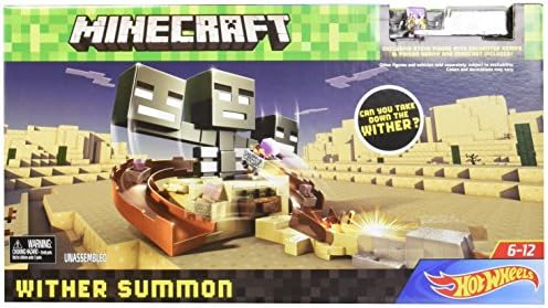 Minecraft Hot Wheels Wither Summon Playset Amazon Sg Toys Games