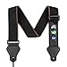 Guitar Strap for Acoustic, Electric Bass Guitars with Pick Holders for Men Women and Kids