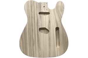 LANRU Polished Wood Type Electric Guitar Barrel DIY Electric Maple Guitar Barrel Body for TL Style Guitar