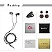 Kingyou Earbuds Wired Metal in-Ear Headphones, Noise-Isolating Heavy Bass Earphones with Microphones Compatible with iPhone, iPad, iPod, Samsung Android Smartphone MP3 MP4 Players (Grey)