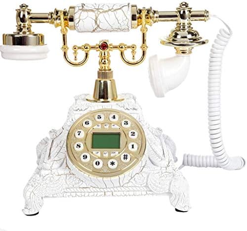 ヨーロッパのファッションレトロ電話ヴィンテージアンティーク電話樹脂ハンズフリーバックライト固定牧歌的