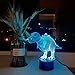 FULLOSUN Night Light for Kids Dinosaur T-rex 3D Night Light Bedside Lamp 16 Colors Changing with Remote Control, Xmas Halloween Birthday Gift for Child Baby Boy