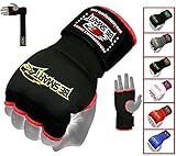 Gel Inner Hand Wraps Gloves Boxing Fist Padded Bandages MMA Gel Thai Kick Carbon Fiber Aero Gel Padded Inner Gloves, 6 Colors