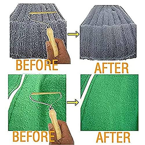 2 Pack Portable Lint Remover,Clothes Fuzz Remover Fabric Shaver, Double Sided Fuzz Remover for Removing Dust and Pet Hair from Clothing, Furniture, Curtain, Blanket, Couch