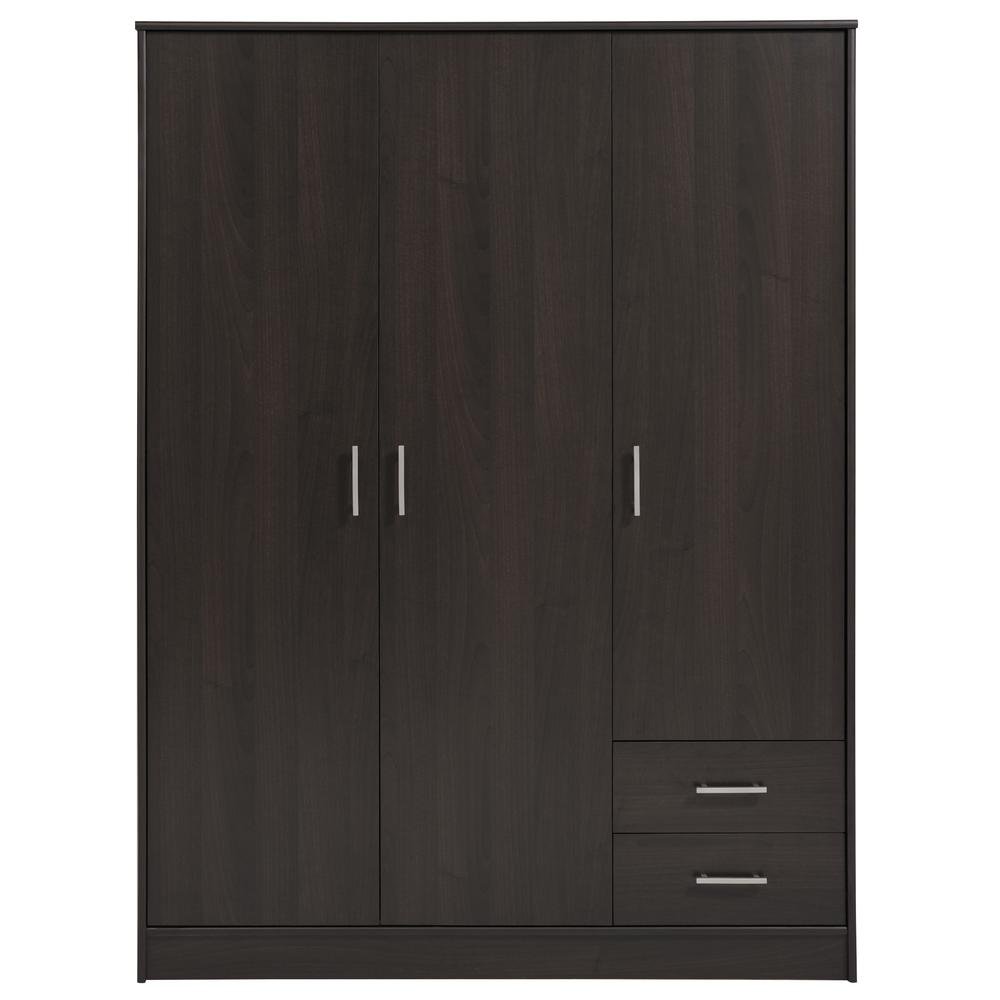 Habitat Et Jardin 50 X 180 Cm Soft 3 Door Wardrobe 133 X