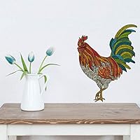 EricauBird Rooster Animal Art Wall Sticker Decal ¨C I was a Dinosaur by Valentina Harper Easy to Apply and Removable