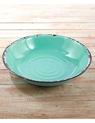 Book: Rustic Melamine Dinnerware or Bowls Melon Oversized Serving Bowl - HI-TECH