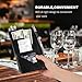 Syntus 2 Pack Waiter Book Server Wallet for Waitress Server Pads Waitress Book Restaurant Waitstaff Organizer, Guest Check Book Holder Money Pocket Fit Server Apron with Big Volume (Black)