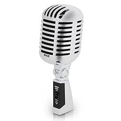 Pyle Classic Retro Dynamic Vocal Microphone - Old