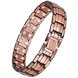 Double Magnet Pure Copper Magnetic Therapy Bracelet For Pain Relief and Arthritis Carpal Tunnel