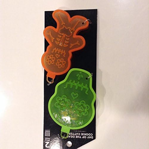 Day of the Dead Plastic Cookie Cutters 2 pcs