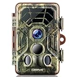 Campark Trail Game Cameras HD Waterproof Wildlife Deer Hunting Cams 120° Detecting Range Motion Activated Night Vision Infrared for Outdoor Field Nature Wild Scouting Home Security