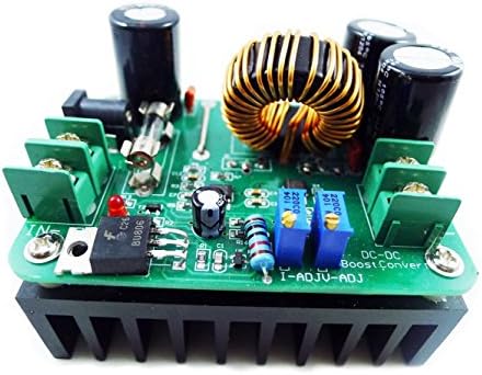 Qianson 600W 15A DC-DC Boost Converter 10V-60V to 12V-80V Step Up Voltage Charger Power Supply Module for Solar Laptop LED Charging