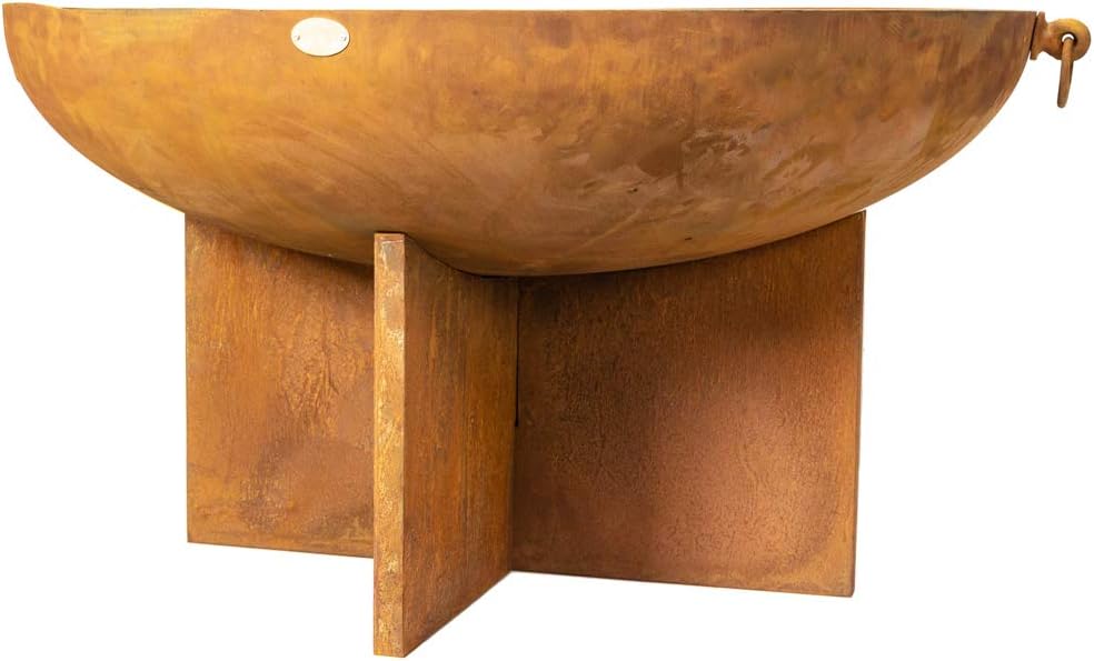La Fiesta Fire Bowl with Cross Base 80cm