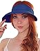 Simplicity Women's UPF 50+ UV Sun Protective Convertible Beach Hat Visor