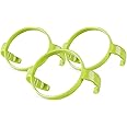 Baby Bottle Handle Grip for Comotomo 5 Ounce and 8 Ounce Silicone Bottles, 3 Pack, Green