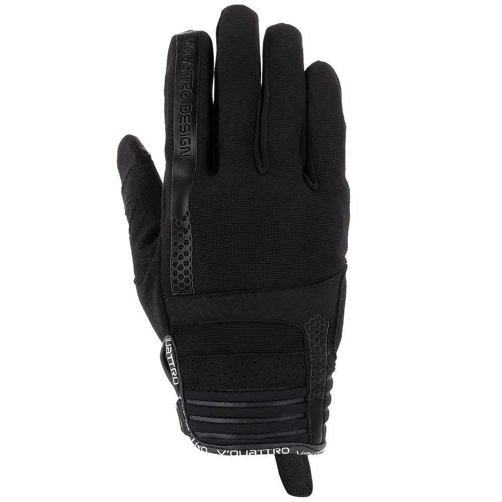 V Quattro Design Rush 18 Men's Gloves, Black, Size L