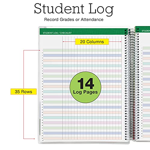 Deluxe 20212022 Dated Teacher Planner 8.5"x11" Includes 7 Periods