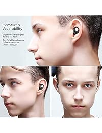 Auriculares inalámbricos Beegod, impermeables in ear V5. Auriculares Bluetooth ligeros deportivos con cancelación de ruido, micrófono integrado y sonido estéreo para gimnasio, correr, correr o correr
