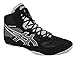 ASICS Men's Snapdown Wrestling Shoe, Black/Silver, 9 M US
