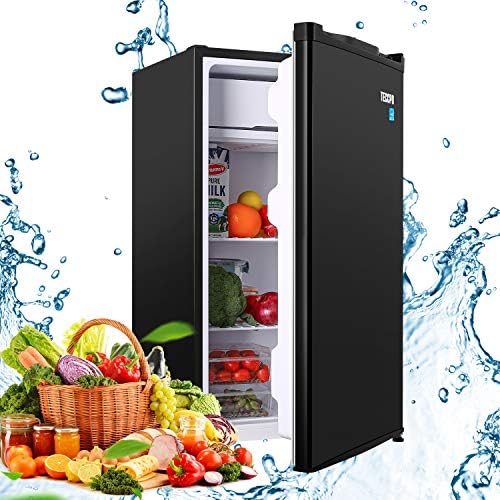 Compact Refrigerator, TECCPO 3.1 Cu.Ft Mini Fridge with Freezer, Energy