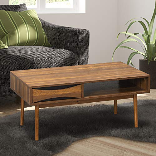 Good & Gracious MidCentury Coffee Table, Boho Wooden Center Table，Low