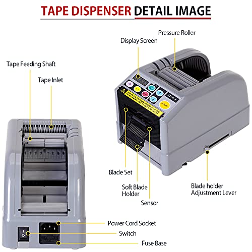 Automatic Tape Dispenser, Electric Tape Cutting Machine with Manual