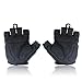 Oceantree(TM) New Cycling Bike Bicycle Gel Silicone half finger Ultra-breathable gloves (black, XL)