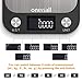 oneisall Food Scale, Multifunction Digital Kitchen Scale High Accuracy Electronic Food Weight with Large LCD Display, Stainless Steel Platform, Ultra Slim, Max. 11lb/5kg