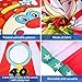 Blulu Carnival Toss Game Banner with 3 Bean Bags Carnival Game for Kids and Adults in Indoor Outdoor Activities Circus Theme Birthday Party Decoration Supply Set