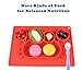 Silicone Placemat - Toddler Plate Divided 5 Compartments Portable Non Slip Suction Plates for Toddlers Babies and Kids BPA Free FDA Approved Baby Dinner Plate with Bonus 1pcs Waterproof Bib and Spoon