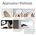 Topoint Silicone Door Stopper Wall Protector Waterproof No Hole Quiet Soft Floor Doorstop Flexible for Bathroom Bedroom Nursery Room Office(white)