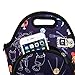 Neoprene Lunch Bag with Zipper Pocket Adjustable Strap Thermal Insulated Lunch Box Waterproof Tote Bag Resusable Lunch Shoulder Bags for Teens Boys Teenage Girls
