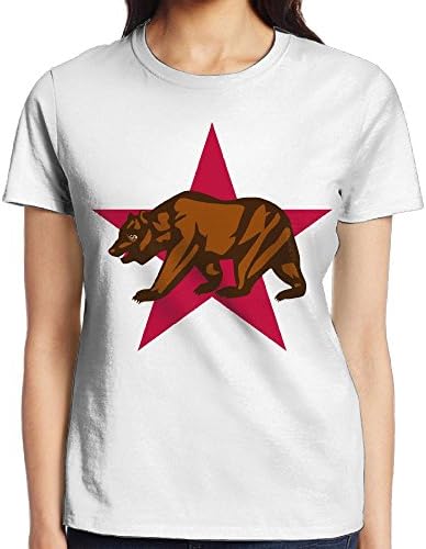 YEXIUSP California Bear Casual T-Shirt Tee Tops For Womens X-Large