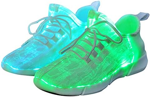 7ipupas zapatos led de fibra optica para ninos hombres y mujeres zapatillas ligeras con carga usb y zapatos brillantes