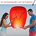 Chinese Lanterns 20-Pack Multi-Color, Fully Assembled and Fuel Cell Attached is 100% Biodegradable, New Designed Sky Lantern with Gift Box Coral Entertainments for Any Occasion. (Multi-Color)