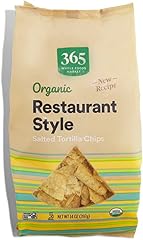 365 by Whole Foods Market, Organic Restaurant Style White Corn Tortilla Chips, 14 Ounce