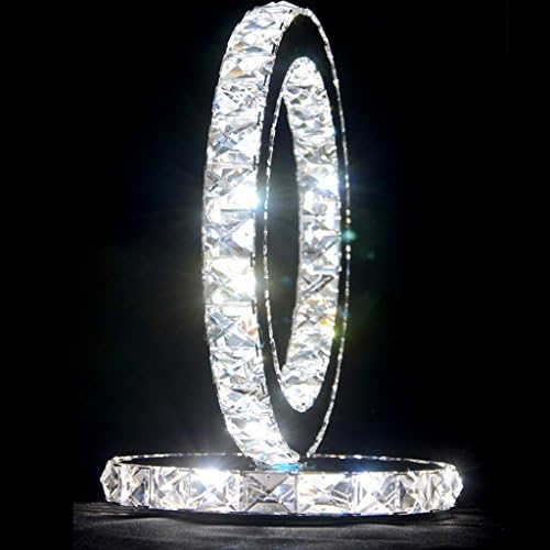LED Crystal Table Lamp SYAODU Modern Stainless Steel lamp shelf K9 crystal lamp for living room bedroom restaurant coffee shop bar loft lighting