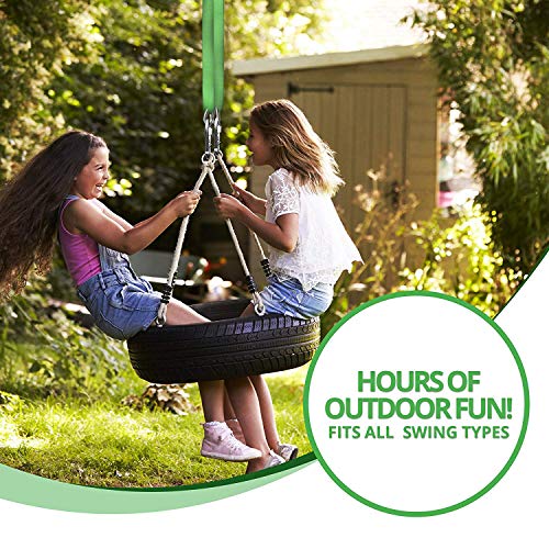 EASY HANG (4FT) ADJUSTABLE TREE SWING STRAP X2 Holds 4400lbs. Heavy