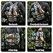 Ghosthorn Fishing Tackle Backpack Storage Bag - Outdoor Shoulder Backpack - Fishing Gear Bag Standard Jungle Camouflage