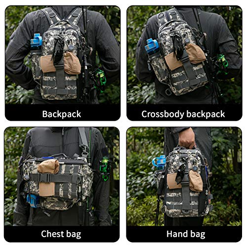 Ghosthorn Fishing Tackle Backpack Storage Bag Outdoor Shoulder