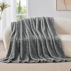 BEDELITE Fleece Throw Blanket for Couch - 300GSM