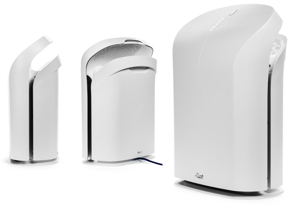 Rabbit Air, BioGS 2.0 Air Purifiers for Home Large Room, Ultra Quiet HEPA Air Purifier, Activated Carbon Filter Air Purifier for Mold, Dust, Smoke & Pet Allergies - Odor Eliminator - (SPA-550A White)