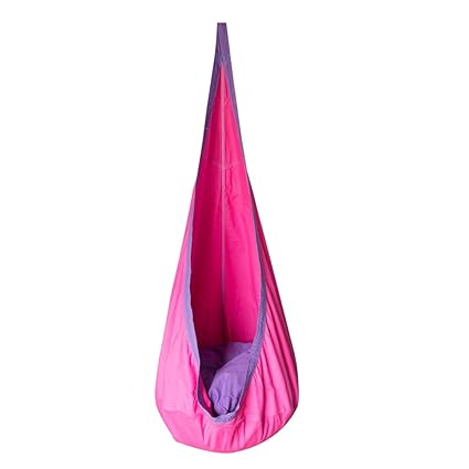 Slack Jack Kids Fabric Swing (Pink and Purple)